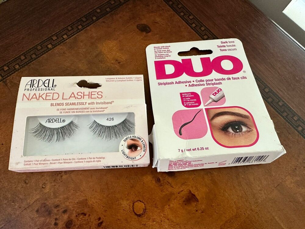 Lot of Ardell Naked Lashes in #426 False Eyelashes And Duo Striplash Adhesives